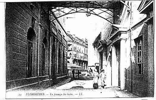 Ville de PLOMBIERES Carte postale ancienne