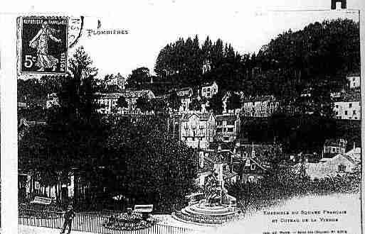 Ville de PLOMBIERES Carte postale ancienne
