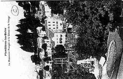 Ville de PLOMBIERES Carte postale ancienne