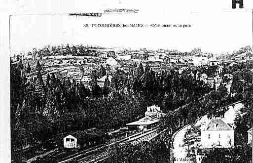 Ville de PLOMBIERES Carte postale ancienne