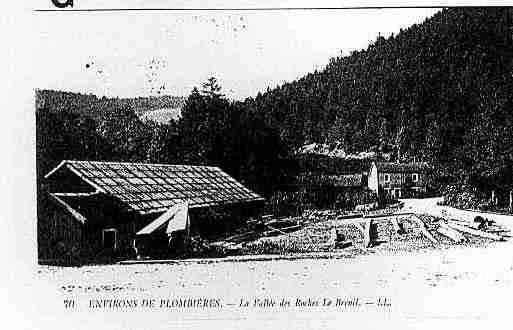 Ville de PLOMBIERES Carte postale ancienne