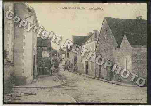 Ville de POILLYSURSEREIN Carte postale ancienne