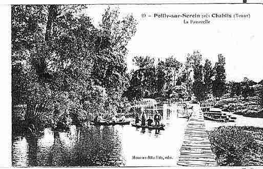 Ville de POILLYSURSEREIN Carte postale ancienne