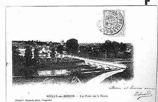 Ville de POILLYSURSEREIN Carte postale ancienne