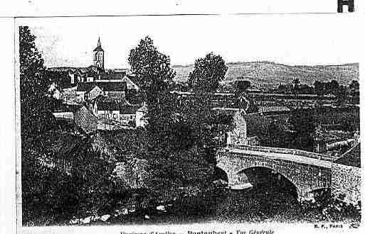 Ville de PONTAUBERT Carte postale ancienne