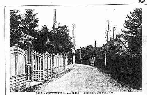 Ville de PORCHEVILLE Carte postale ancienne