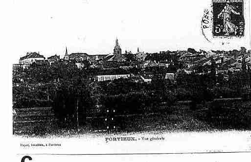 Ville de PORTIEUX Carte postale ancienne