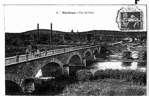 Ville de PORTIEUX Carte postale ancienne