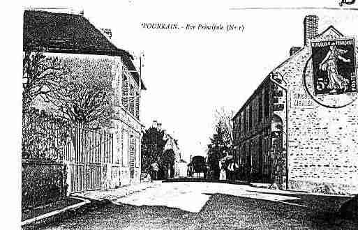 Ville de POURRAIN Carte postale ancienne