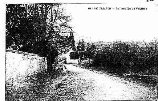 Ville de POURRAIN Carte postale ancienne