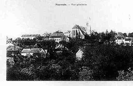 Ville de POURRAIN Carte postale ancienne