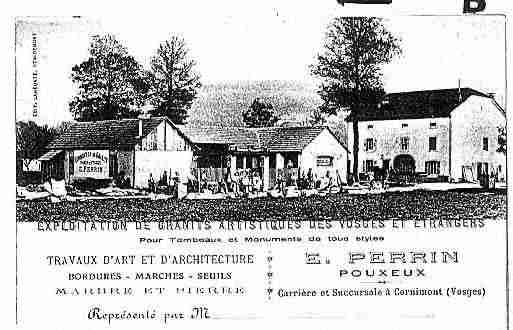 Ville de POUXEUX Carte postale ancienne