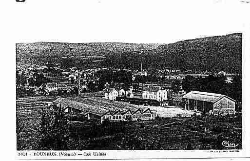 Ville de POUXEUX Carte postale ancienne