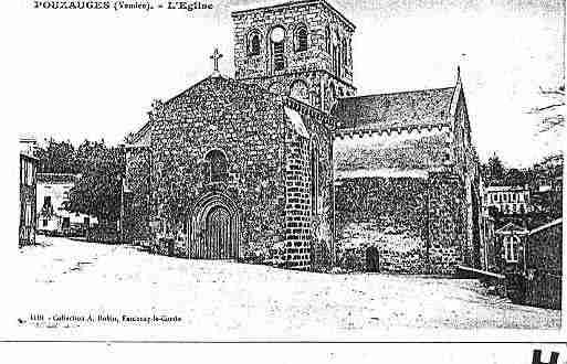 Ville de POUZAUGES Carte postale ancienne