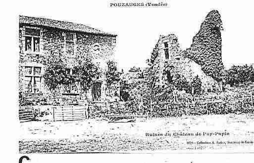 Ville de POUZAUGES Carte postale ancienne