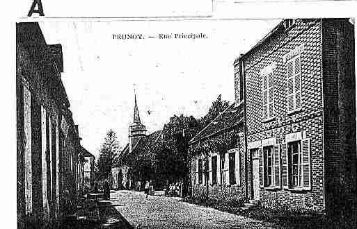 Ville de PRUNOY Carte postale ancienne