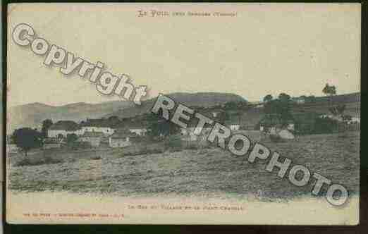 Ville de PUIDS(LE) Carte postale ancienne