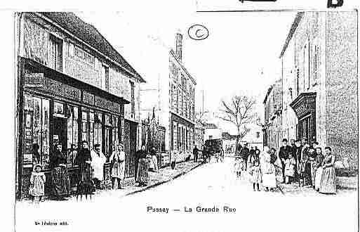 Ville de PUSSAY Carte postale ancienne