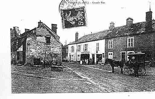 Ville de PUSSAY Carte postale ancienne