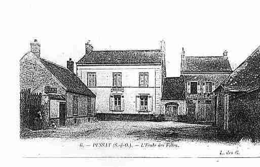 Ville de PUSSAY Carte postale ancienne