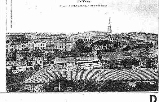 Ville de PUYLAURENS Carte postale ancienne