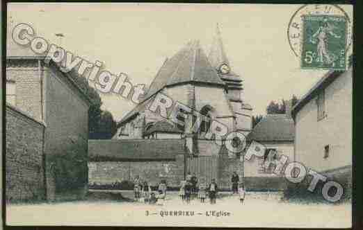 Ville de QUERRIEU Carte postale ancienne