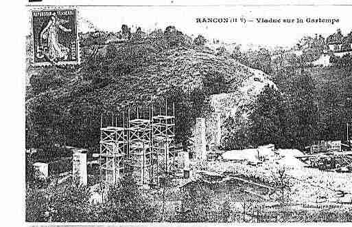 Ville de RANCON Carte postale ancienne