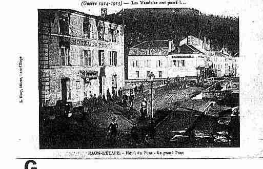 Ville de RAONL\'ETAPE Carte postale ancienne