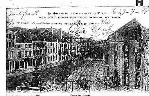 Ville de RAONL\\\'ETAPE Carte postale ancienne