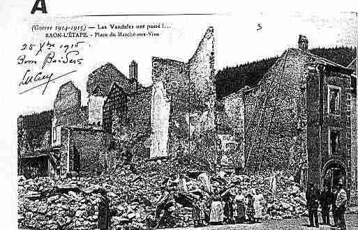 Ville de RAONL\'ETAPE Carte postale ancienne