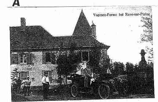 Ville de RAONSURPLAINE Carte postale ancienne
