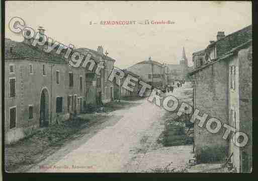 Ville de REMONCOURT Carte postale ancienne