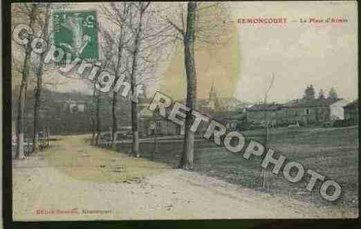 Ville de REMONCOURT Carte postale ancienne