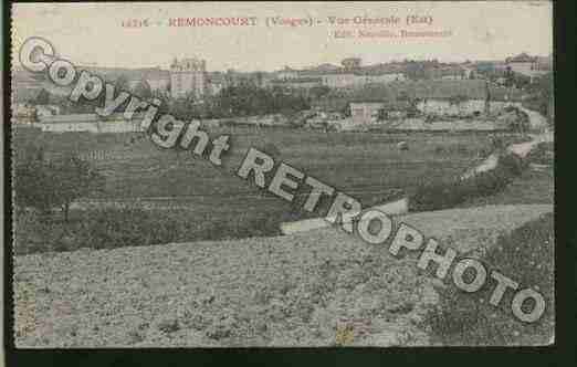 Ville de REMONCOURT Carte postale ancienne