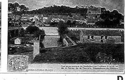 Ville de ROCHEFORTENYVELINES Carte postale ancienne