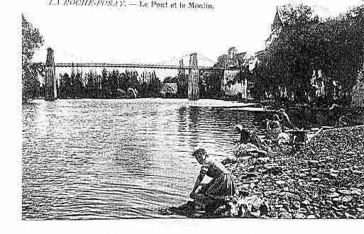 Ville de ROCHEPOSAY(LA) Carte postale ancienne