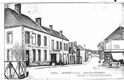 Ville de ROGNY Carte postale ancienne