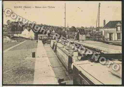 Ville de ROGNY Carte postale ancienne