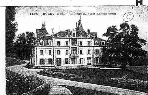 Ville de ROGNY Carte postale ancienne
