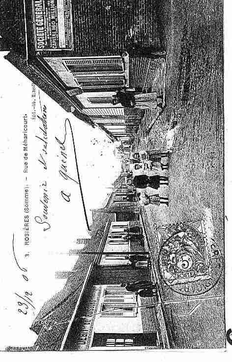 Ville de ROSIERESENSANTERRE Carte postale ancienne