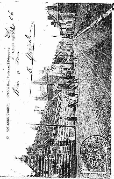 Ville de ROSIERESENSANTERRE Carte postale ancienne
