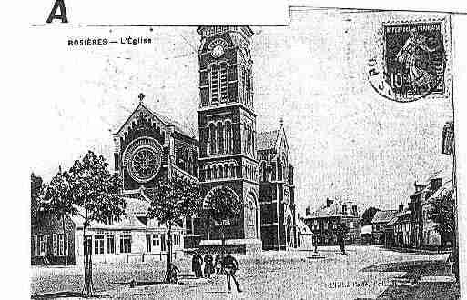 Ville de ROSIERESENSANTERRE Carte postale ancienne