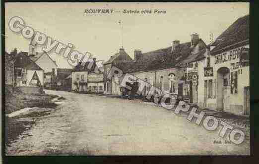 Ville de ROUVRAY Carte postale ancienne