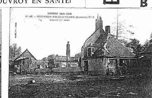 Ville de ROUVROYENSANTERRE Carte postale ancienne