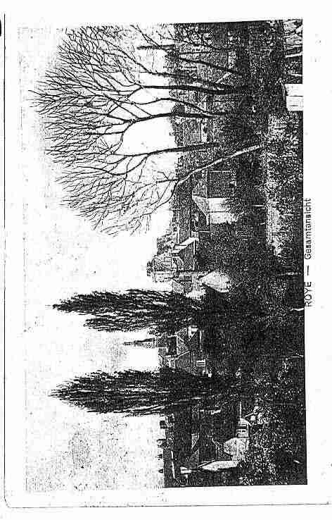 Ville de ROYE Carte postale ancienne
