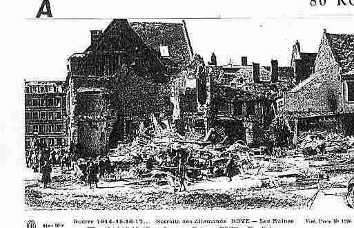Ville de ROYE Carte postale ancienne