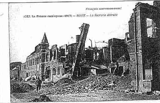 Ville de ROYE Carte postale ancienne