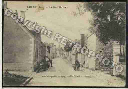 Ville de RUGNY Carte postale ancienne