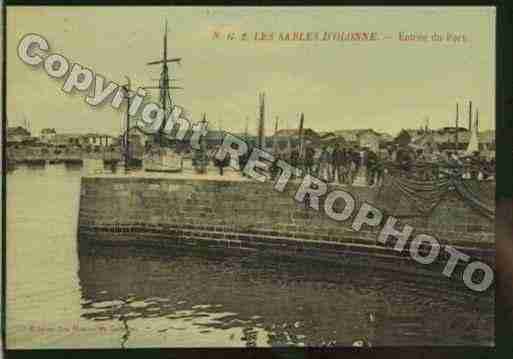 Ville de SABLESD\'OLONNE(LES) Carte postale ancienne