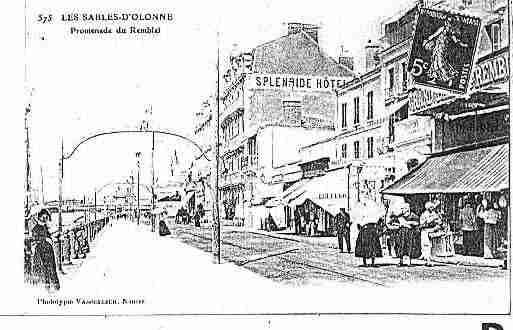 Ville de SABLESD\'OLONNE(LES) Carte postale ancienne